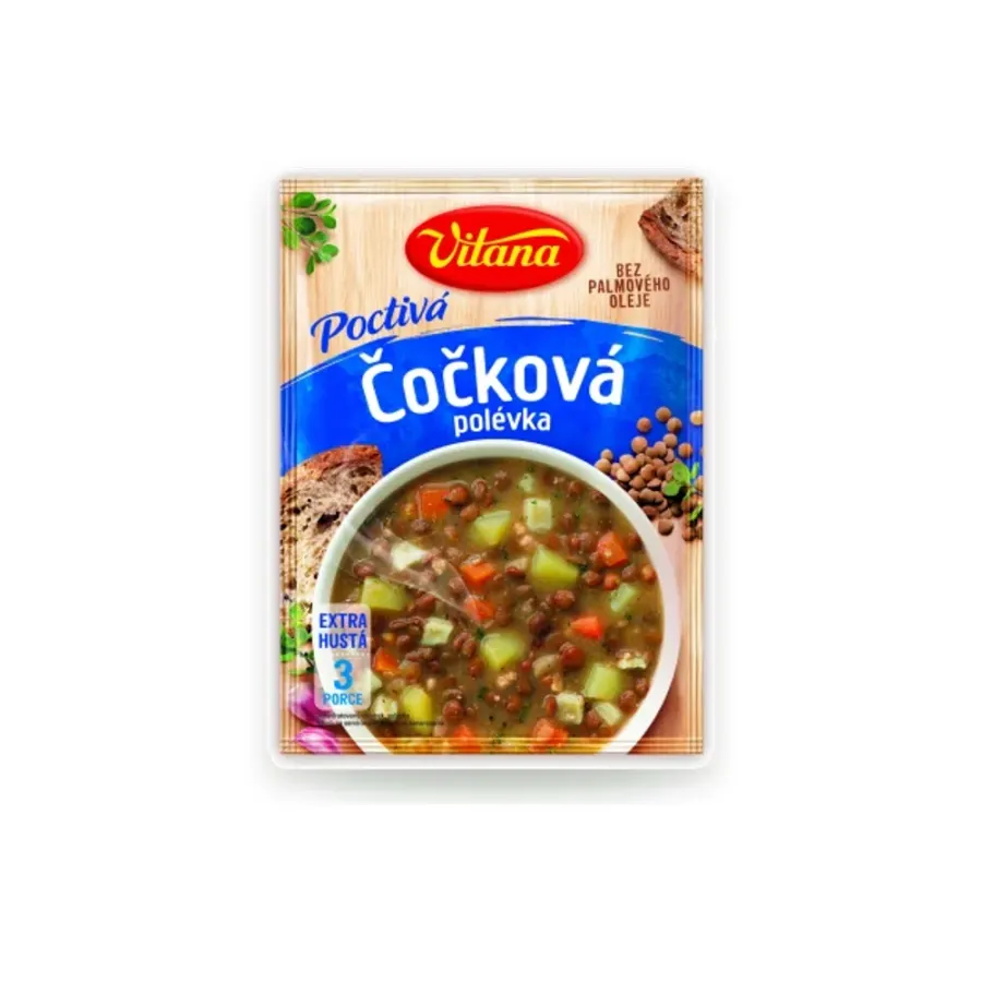 Poctivá polévka čočková 122 g