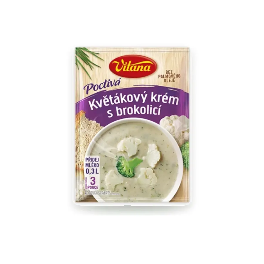 Poctivá květákový krém s brokolicí 74 g