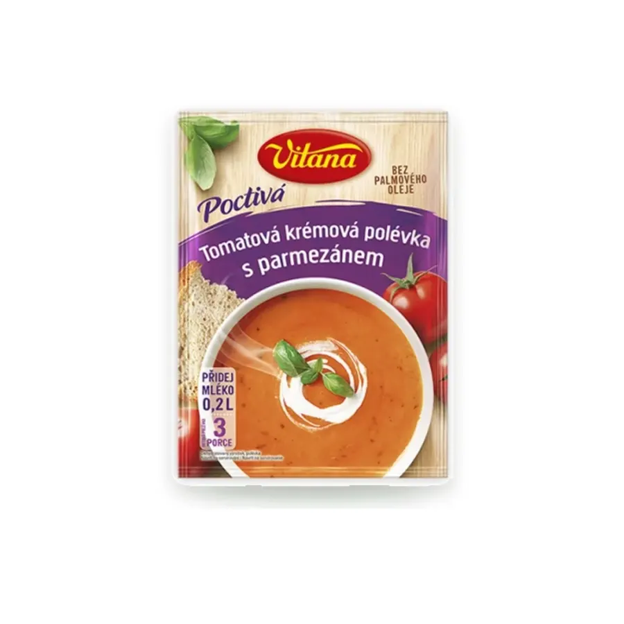 Poctivá polévka tomatová krémová s parmezánem 77 g
