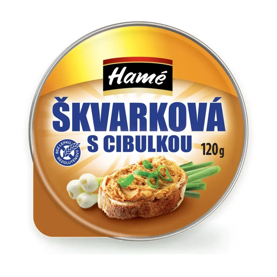 Škvarková pomazánka s cibulkou 120 g