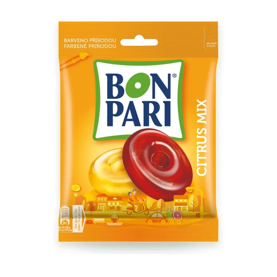 Bon Pari Bonbóny citrus mix 90 g
