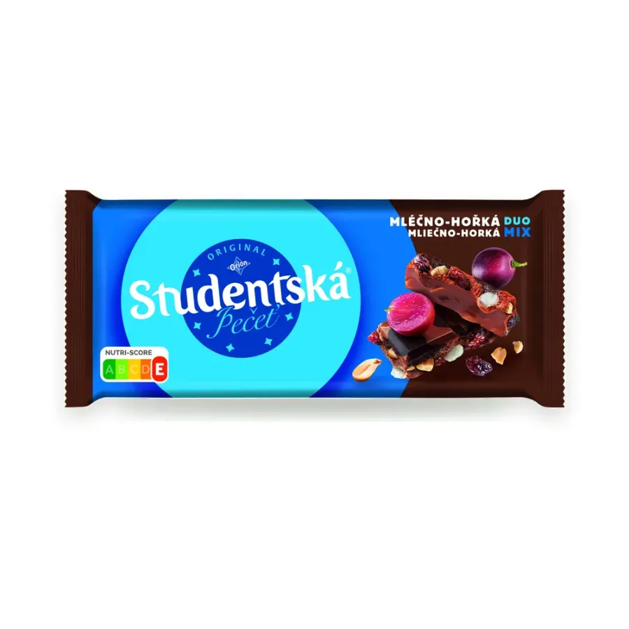 Studentská mléčno hořká 170 g