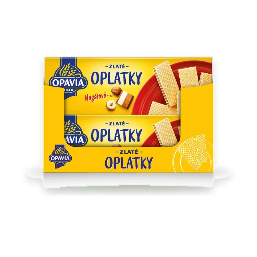 Zlaté oplatky nugátové 146 g