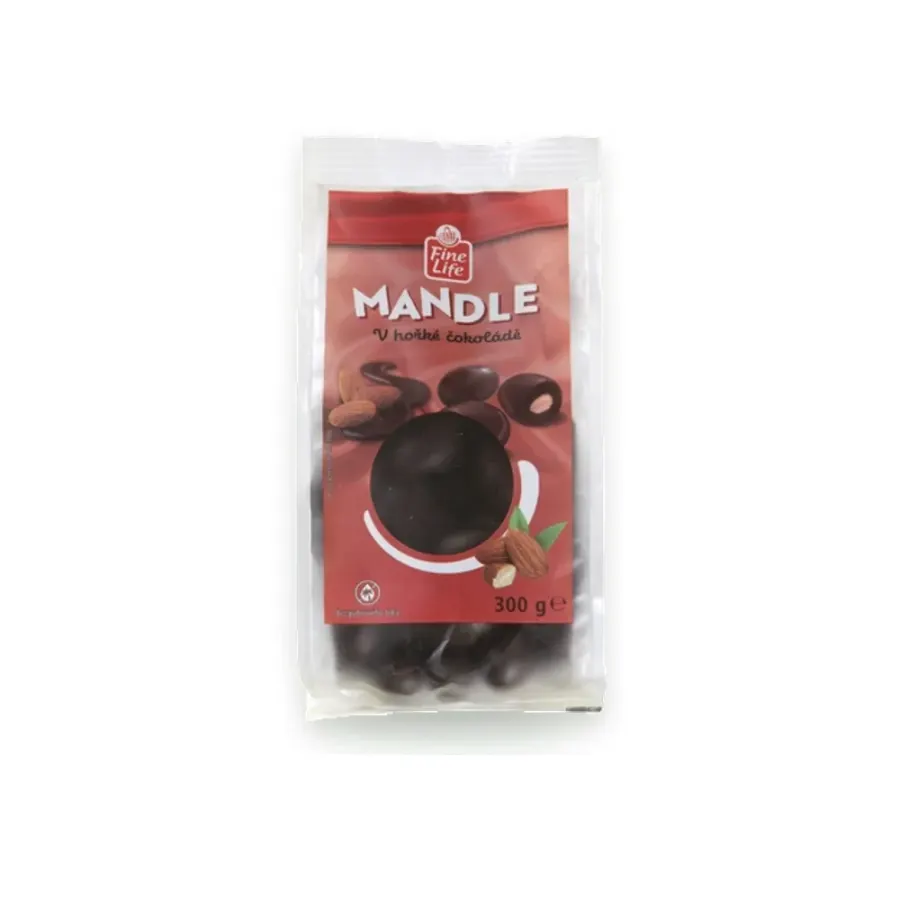 Mandle v hořké čokoládě 300 g