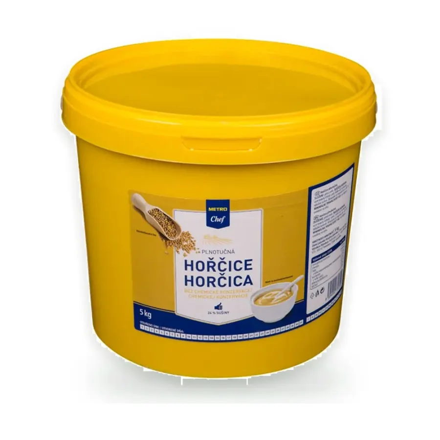 Hořčice plnotučná 5 kg