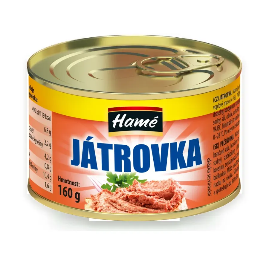 Játrovka paštika 160 g