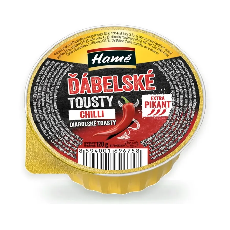 Ďábelské tousty 120 g