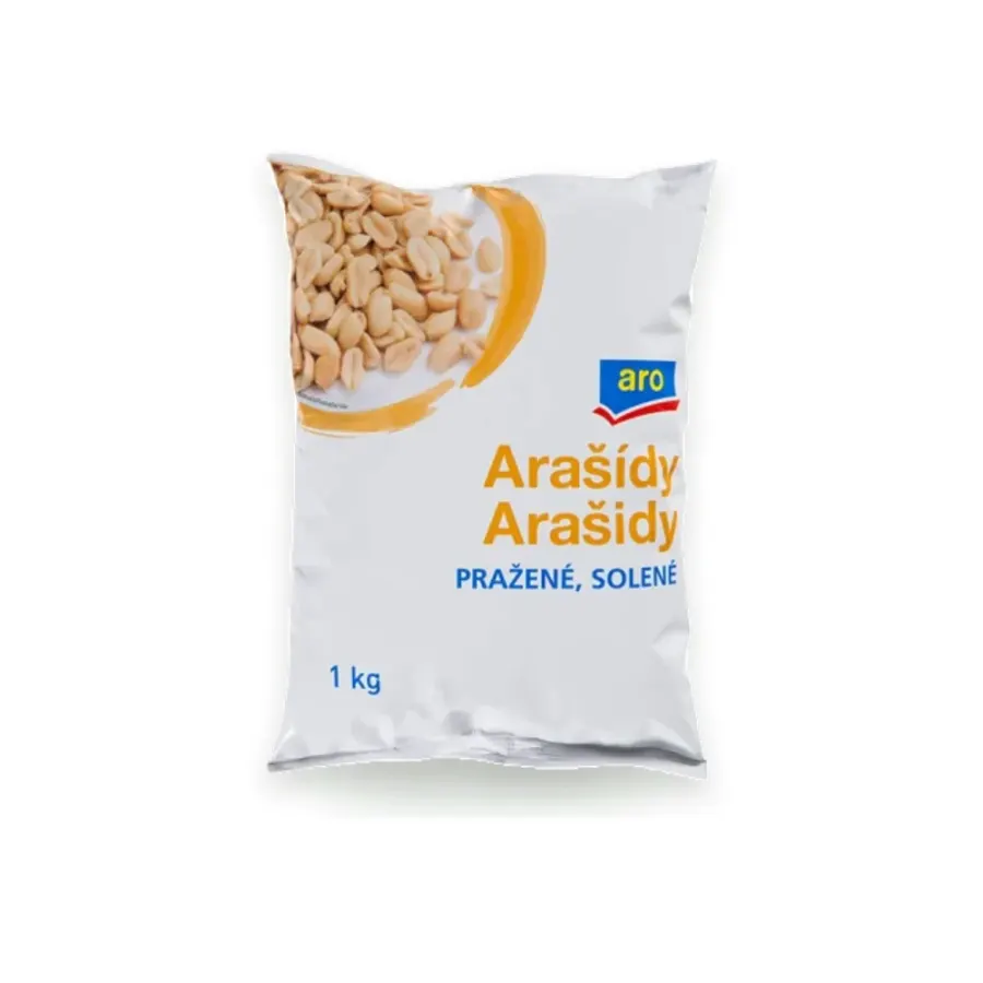 Arašídy pražené solené 1 kg