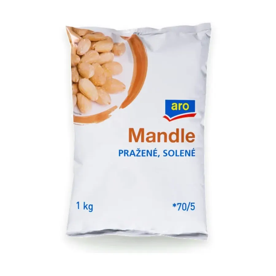 Mandle pražené solené 1 kg