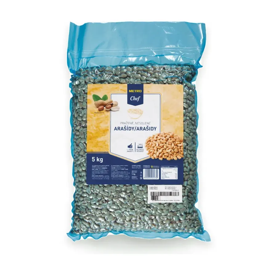 Arašídy pražené nesolené 5 kg