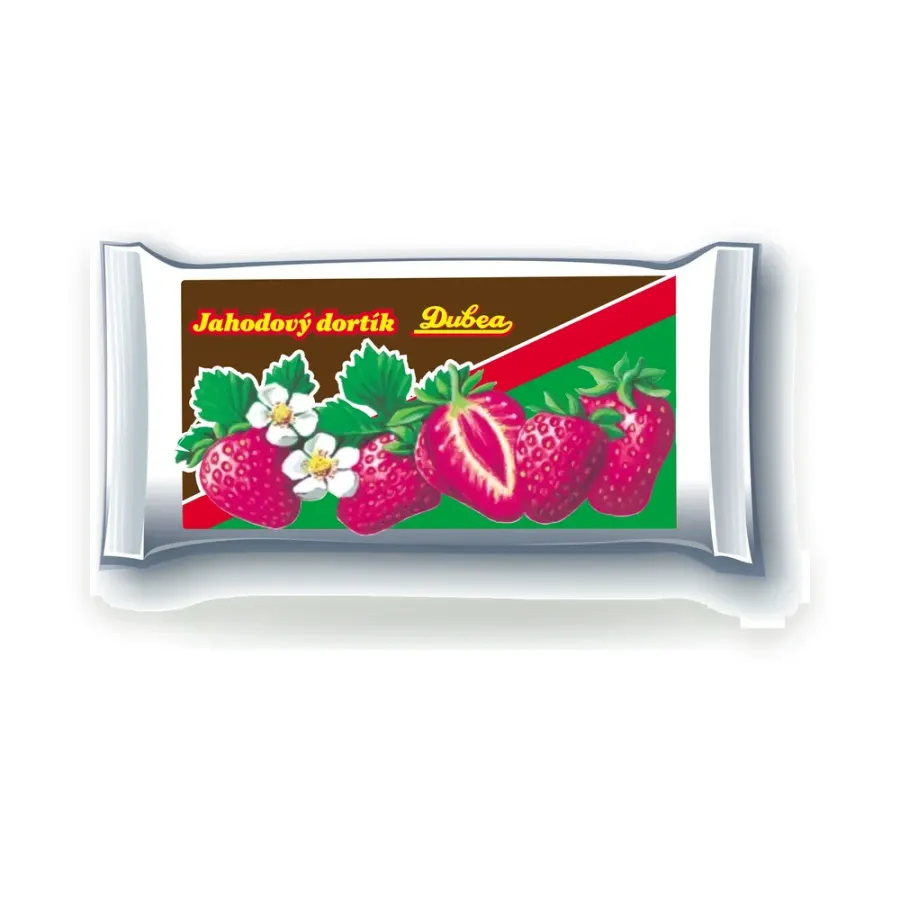 Perník medový jahodový dortík 60 g