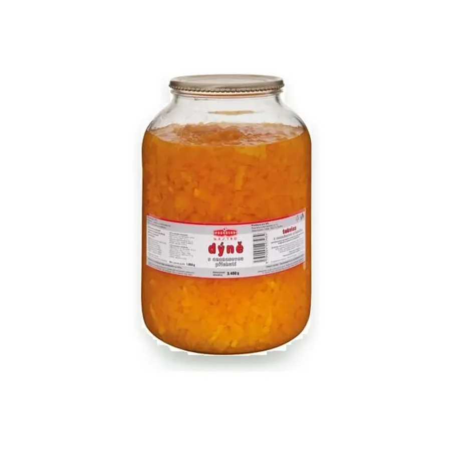 Dýně s ananasem sterilovaná ve skle 3450 g