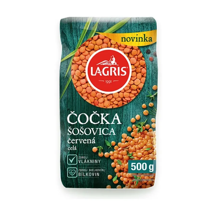 Čočka červená loupaná celá 500 g