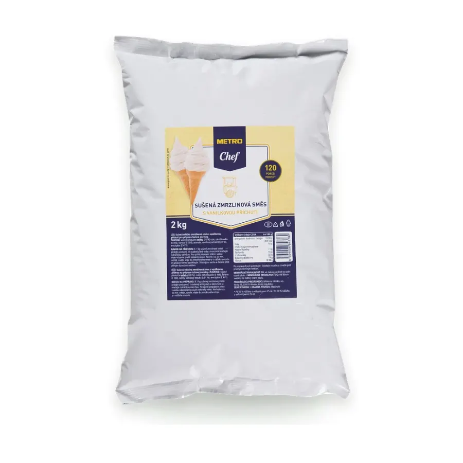 Zmrzlinová směs vanilková příchuť 2 kg