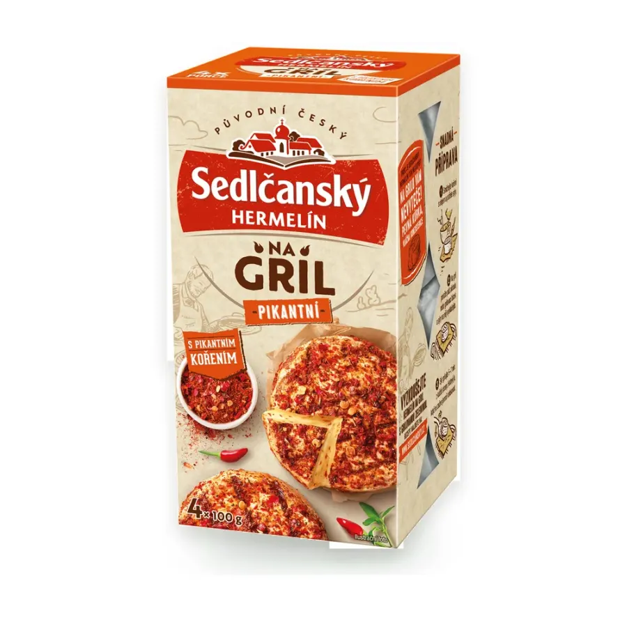 Hermelín na gril Ohnivák 4 x 100 g