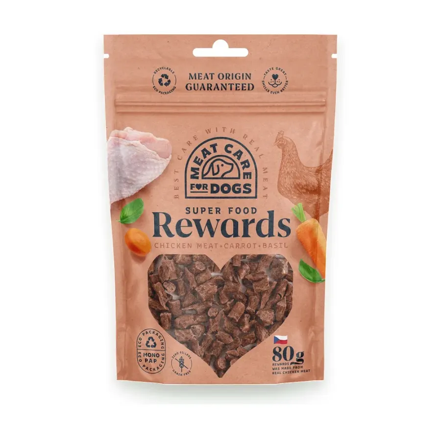 Rewards Dog pamlsky kuřecí s mrkví a bazalkou 80 g