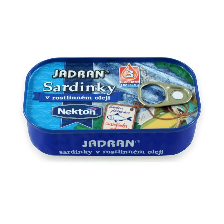 Sardinky v rostlinném oleji 125 g