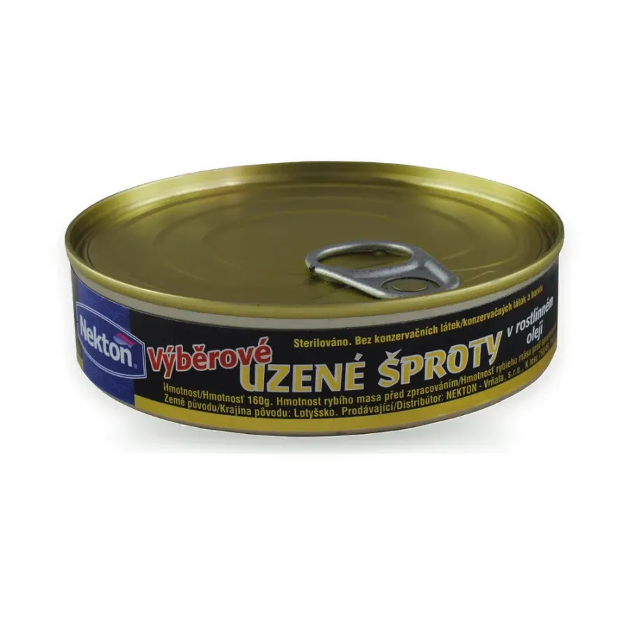 Šproty uzené výběrové 160 g