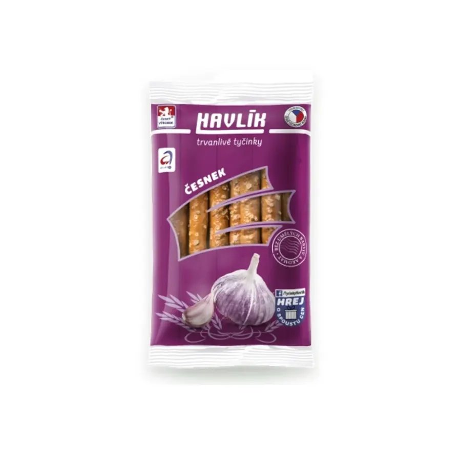 Trvanlivé tyčinky česnek 90 g