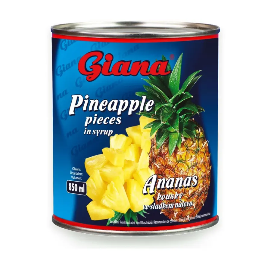 Ananas kousky 850 ml