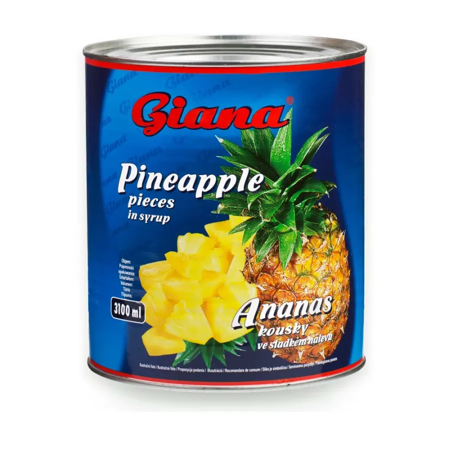 Ananas kousky 3,1 l