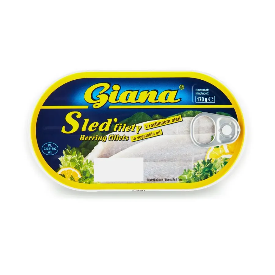 Sleď filety v oleji 170 g