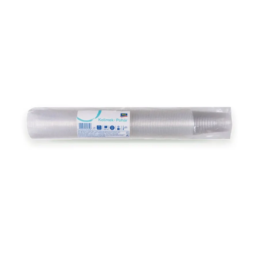 Kelímek polypropylen transparentní 200 ml, 100 ks
