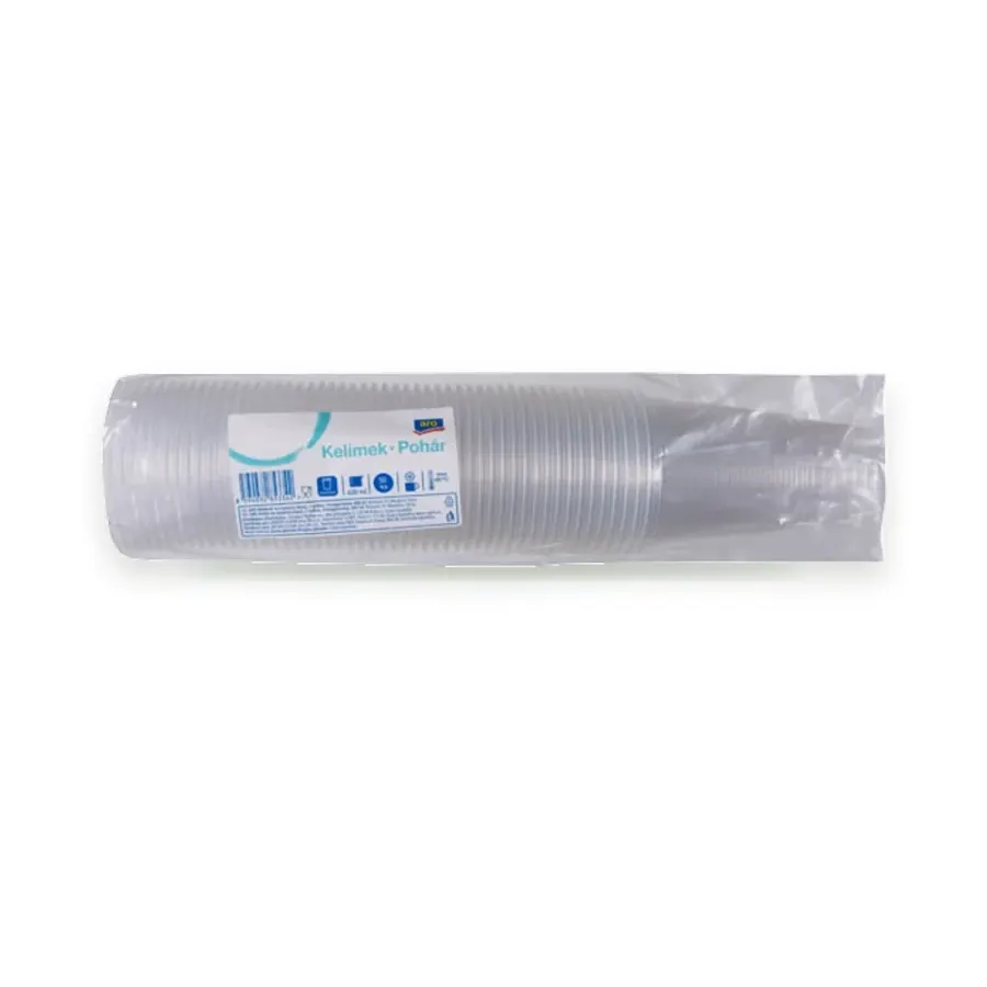 Kelímek na studené nápoje transparentní 400 ml, 50 ks