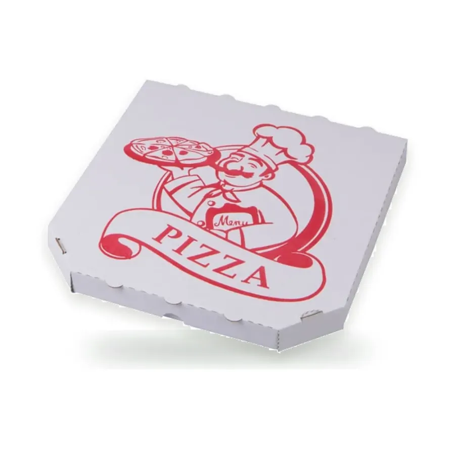 Krabice na pizzu 28 x 28 x 3 cm 50 ks