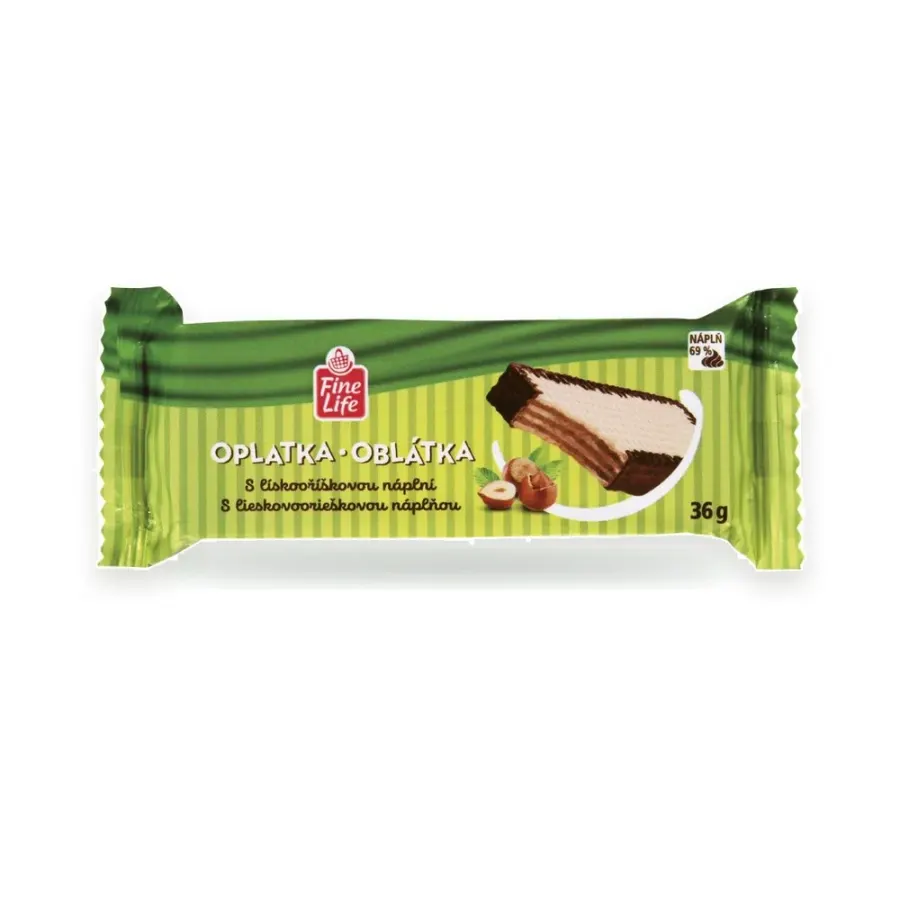 Oplatka lískový oříšek 36 g