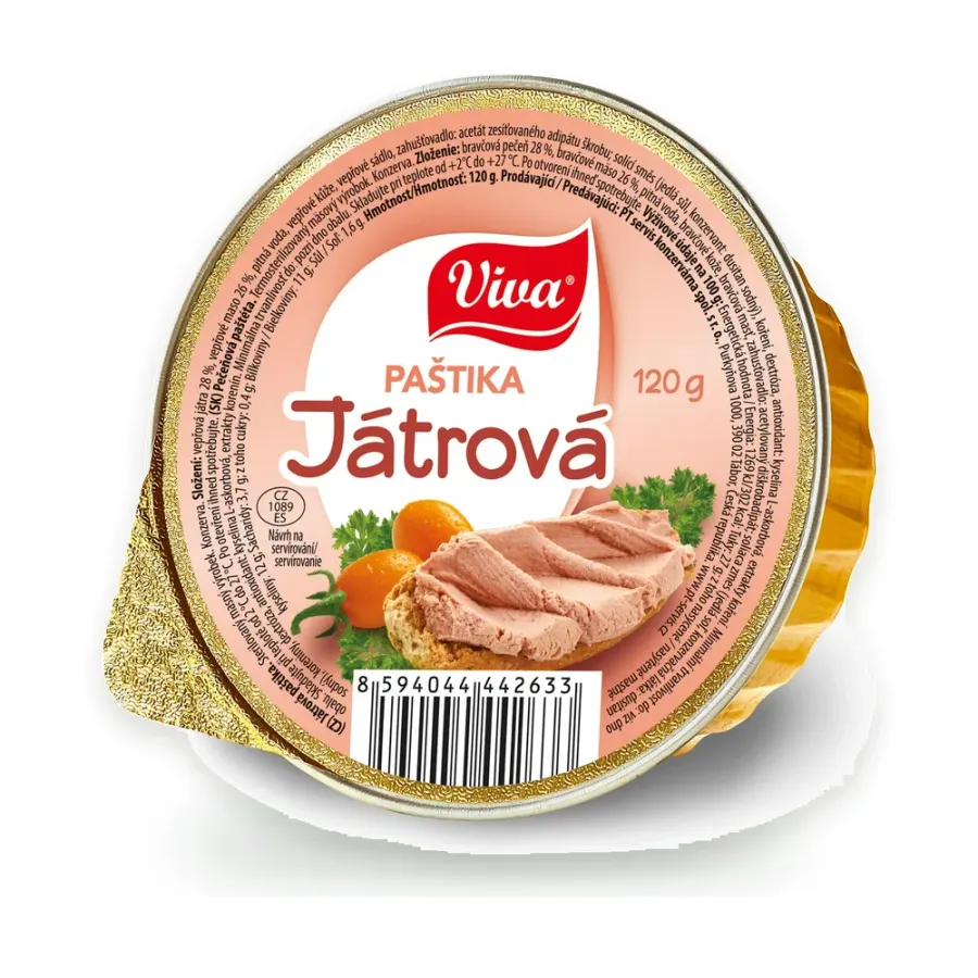 Paštika játrová 120 g
