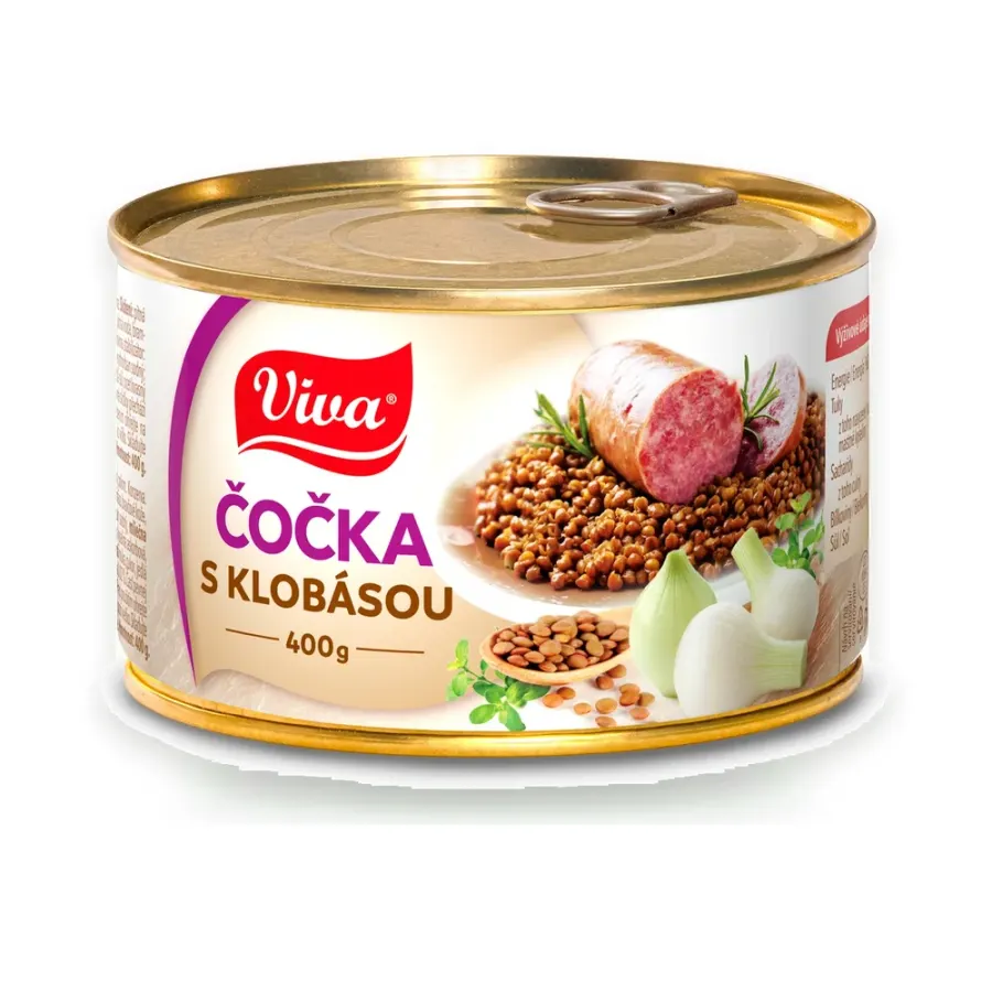 Čočka s klobásou 400 g