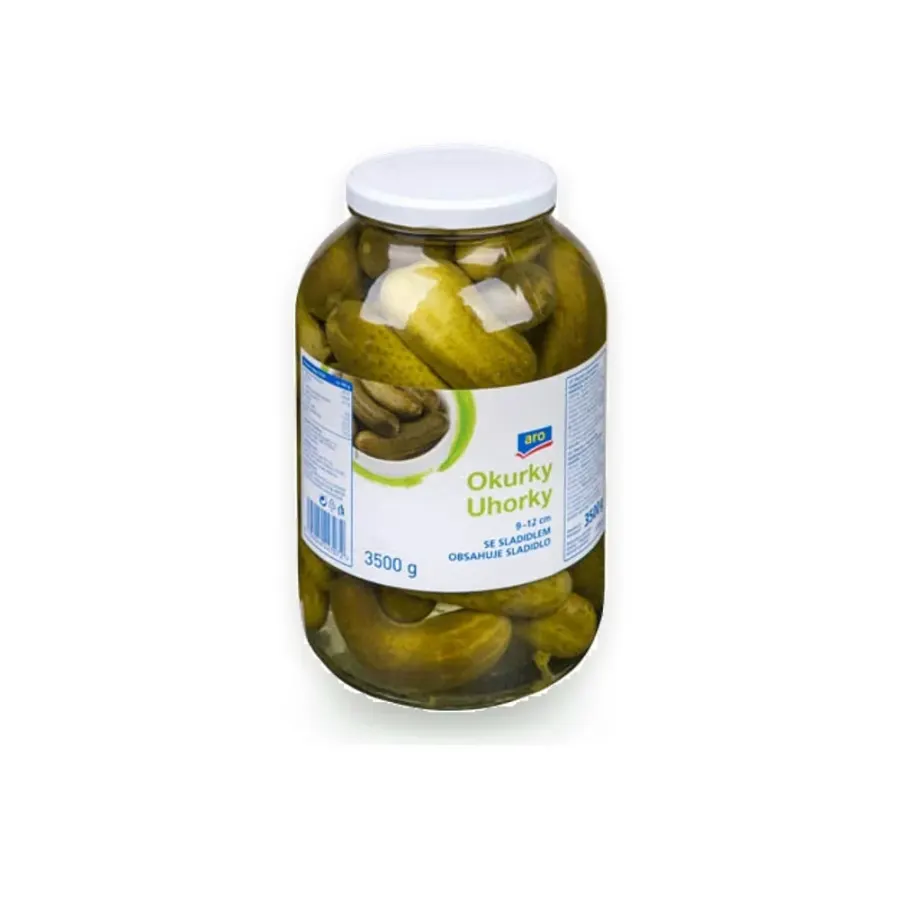 Okurky sterilované 9 - 12 cm 3,5 kg
