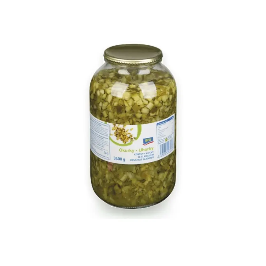 Okurky kostky 3400 g