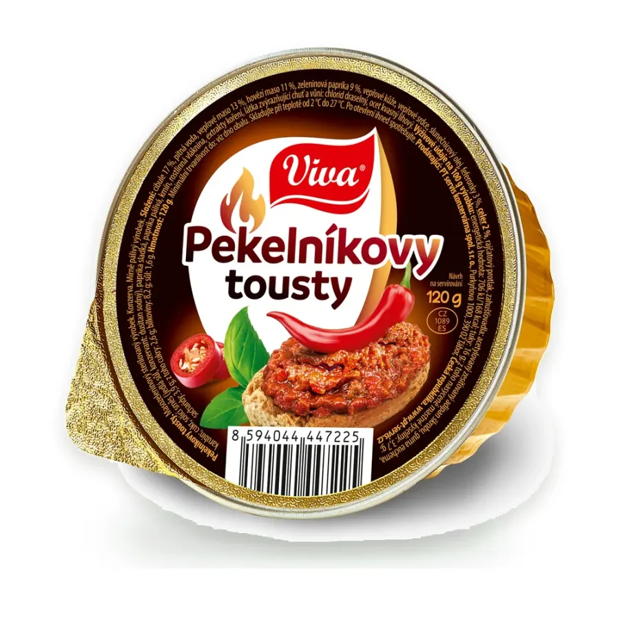 Pekelníkovy tousty paštika 120 g