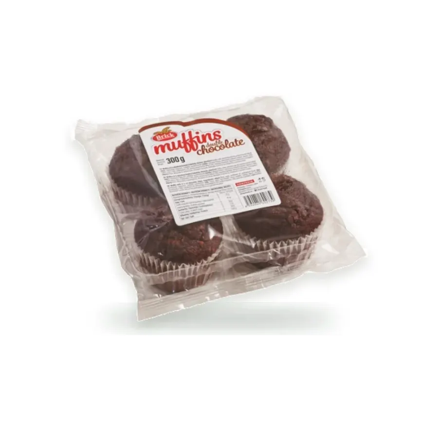 Muffiny čokoládové s čoko kousky 4 x 75 g