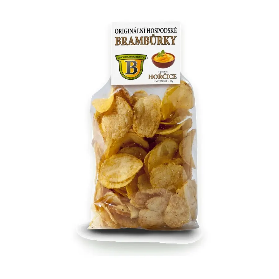 Brambůrky hořčice 20 x 80 g