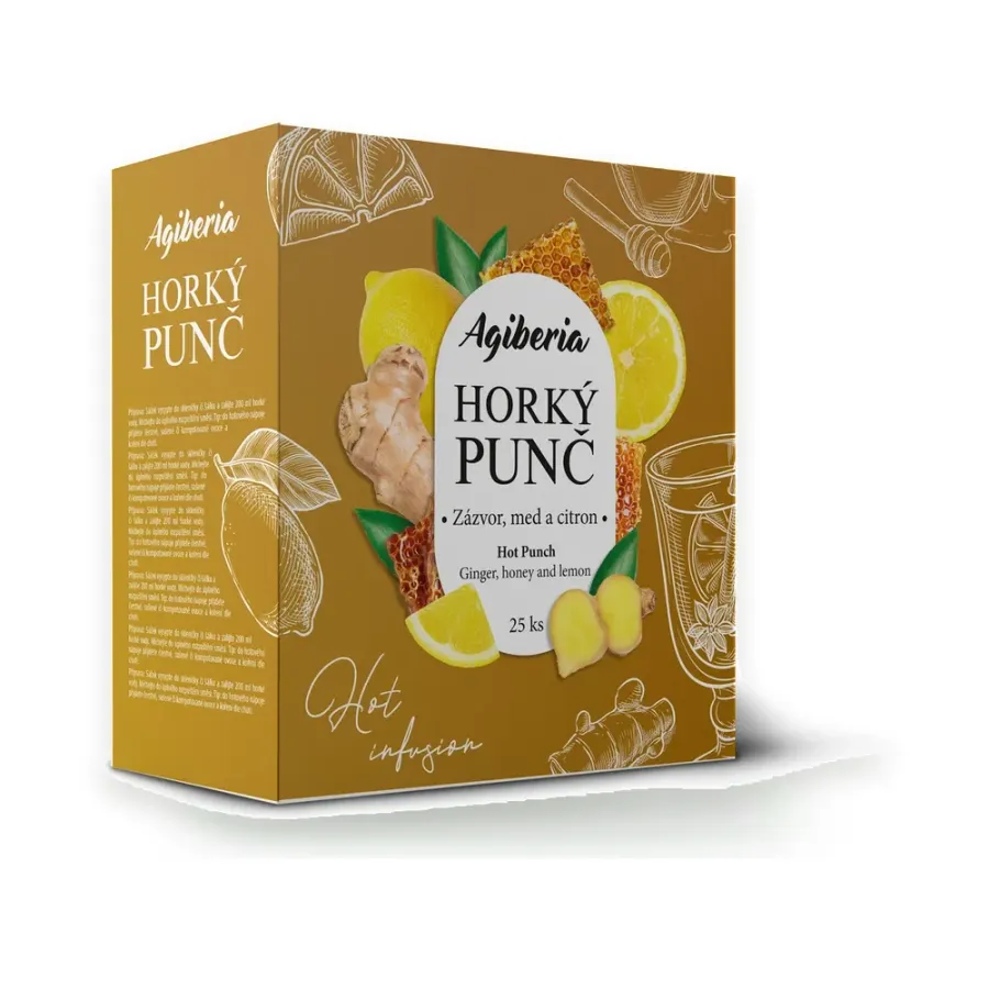 Horký punč zázvor a med 25 x 20 g