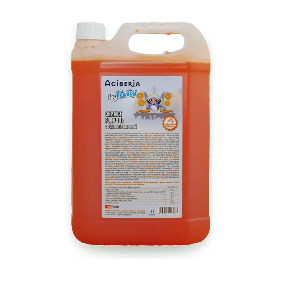 Icy Fruity sirup příchuť pomeranč 5 l