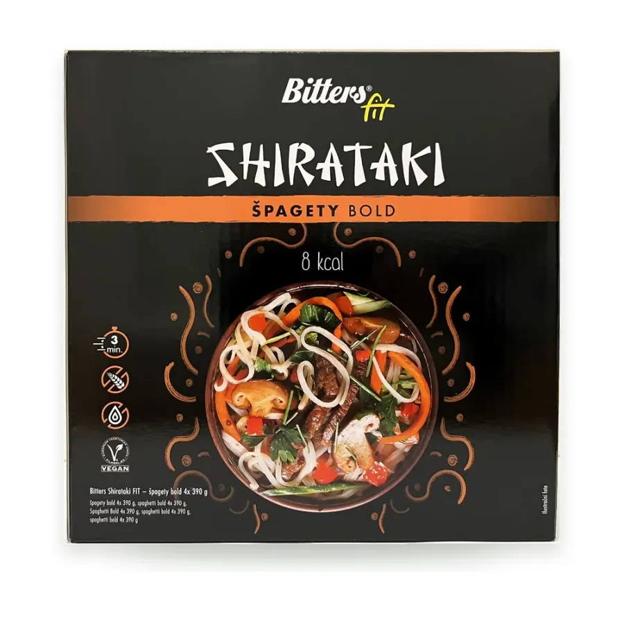Shirataki špagety bold 4 x 390 g