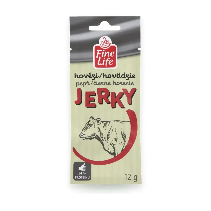 Jerky hovězí pepřové 12 g