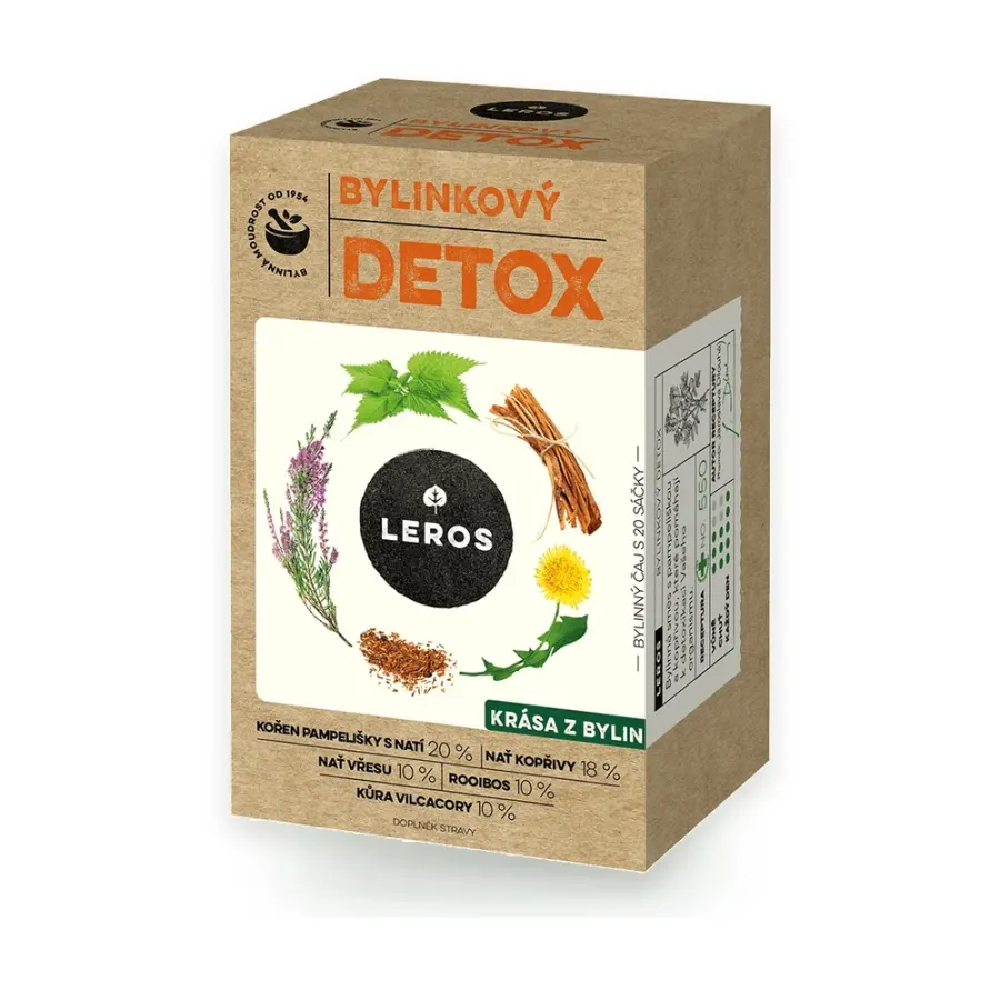 Čaj bylinkový detox 20 x 1,5 g