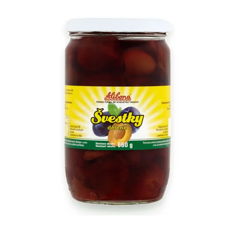 Švestky dělené 660 g