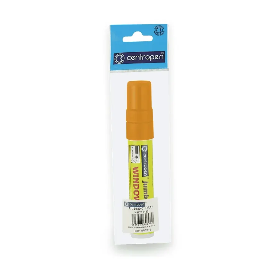 Značkovač na sklo Jumbo 9120 oranžový