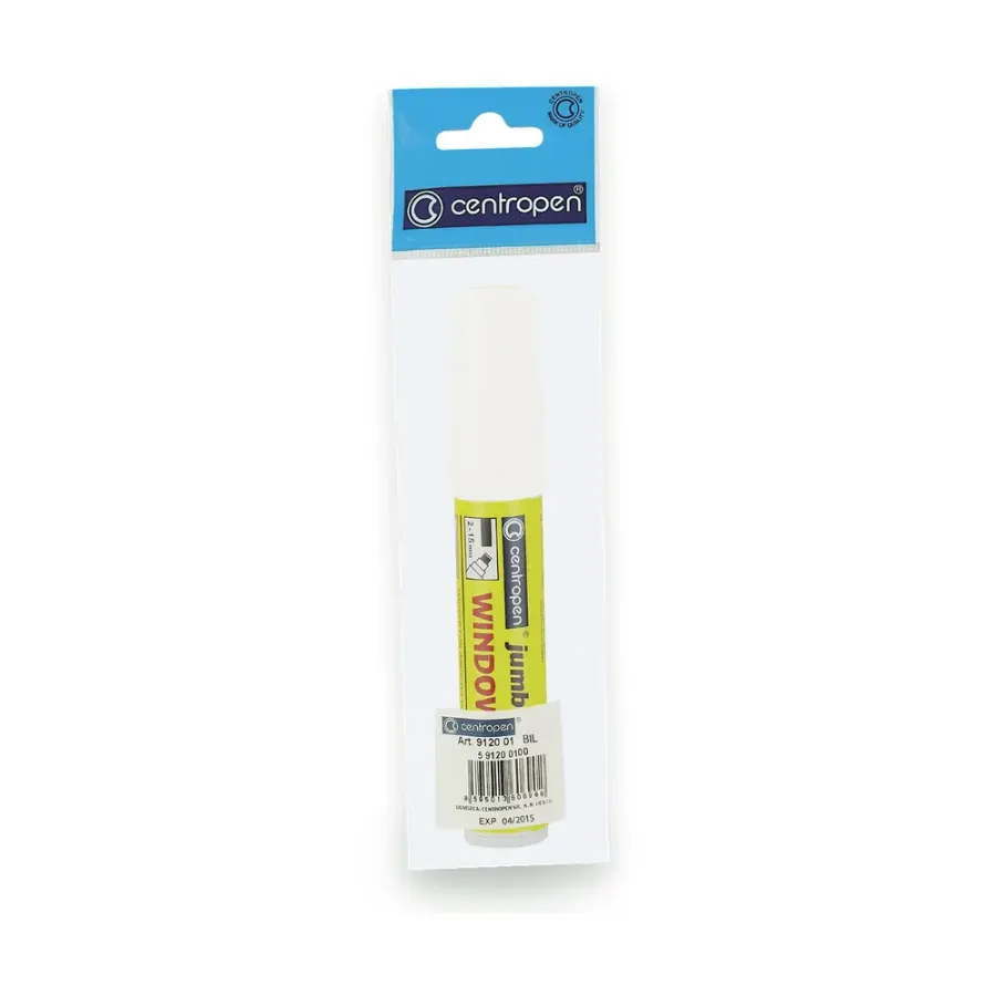 Značkovač na sklo Jumbo 9120 bílý