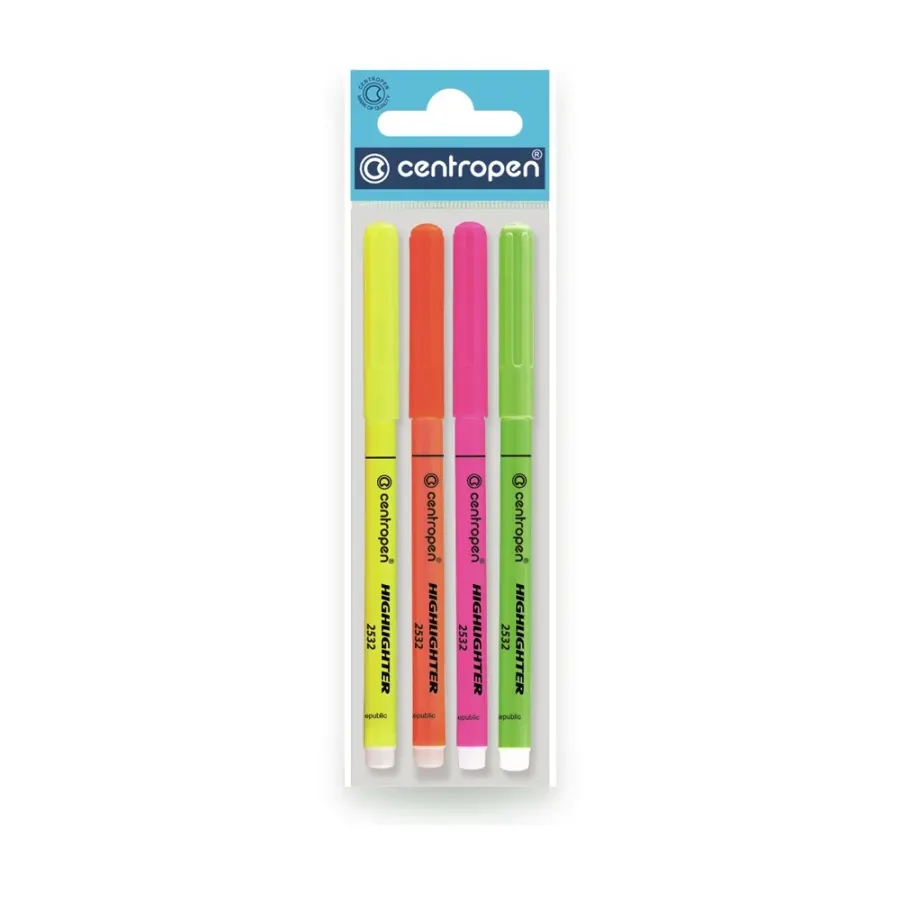 Centropen Zvýrazňovač 2532, 4 ks