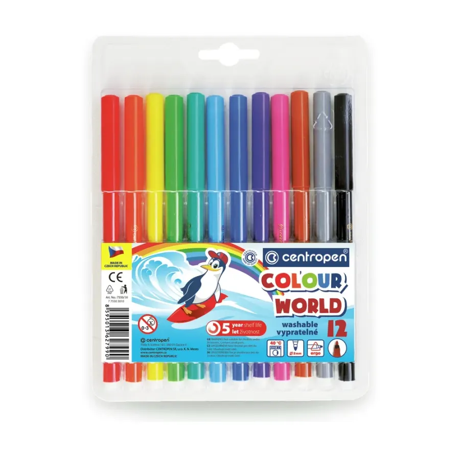 Centropen Fixy 7550 12 ks