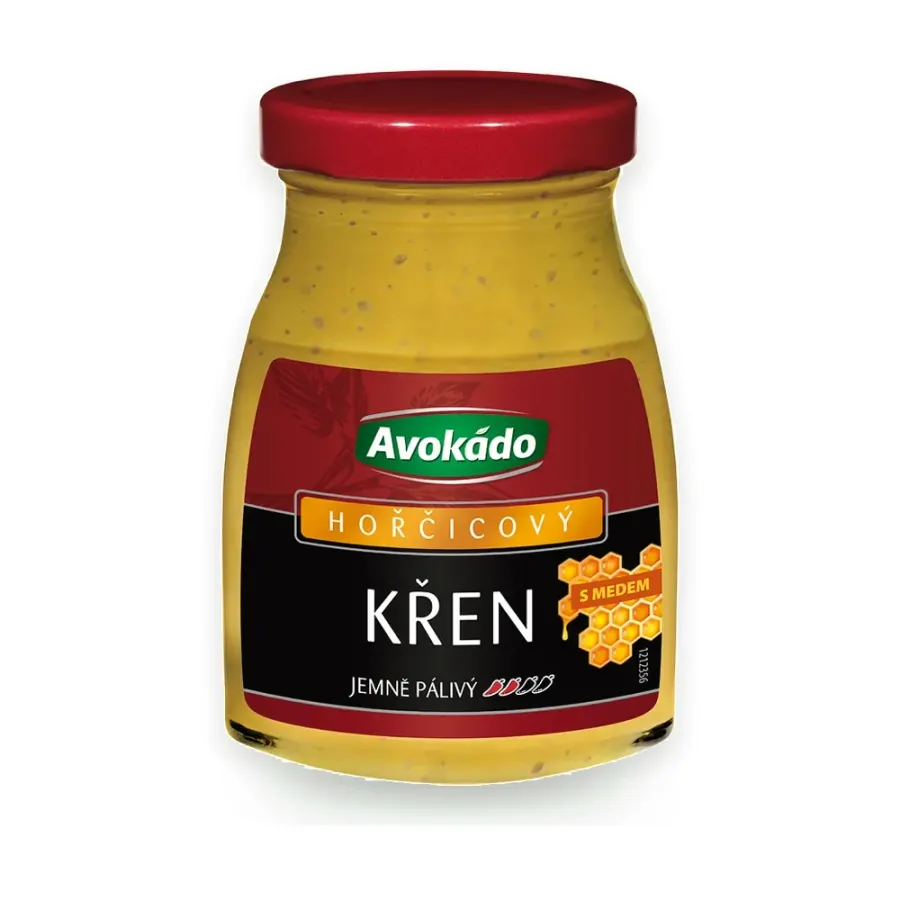 Křen, hořčice, med 175 g