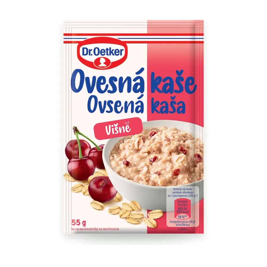 Ovesná kaše višně 55 g