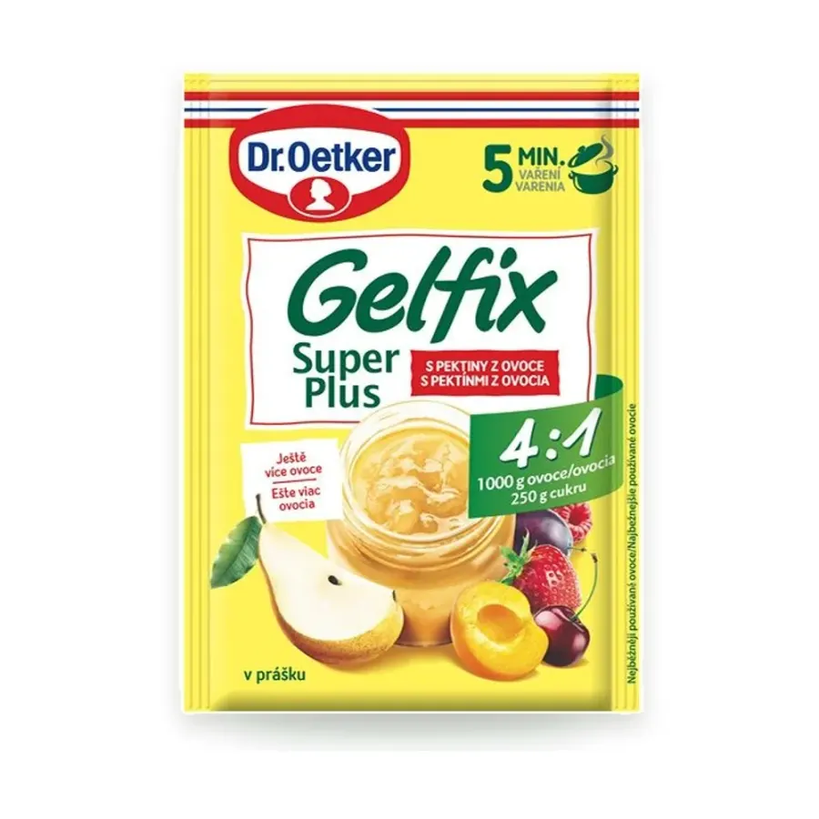 Gelfix PLUS 4:1 směs na džemy a marmelády 20 g